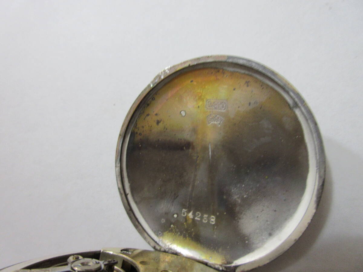 銀無垢、精工舎、ビーナス（エンパイアの別名)、大正から昭和初期の懐中時計の画像8