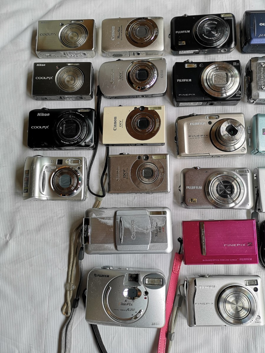 Nikon Canon FUJIFILM OLYMPUS CASIO PENTAX LUMIX other digital camera set sale Junk 