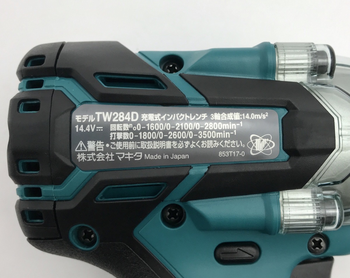 新品 マキタ TW284DZ 本体のみ 14.4V 未使用品 インパクトレンチ 本体 コードレス 充電式 TW284D 未使用 充電式インパクトレンチ_画像2