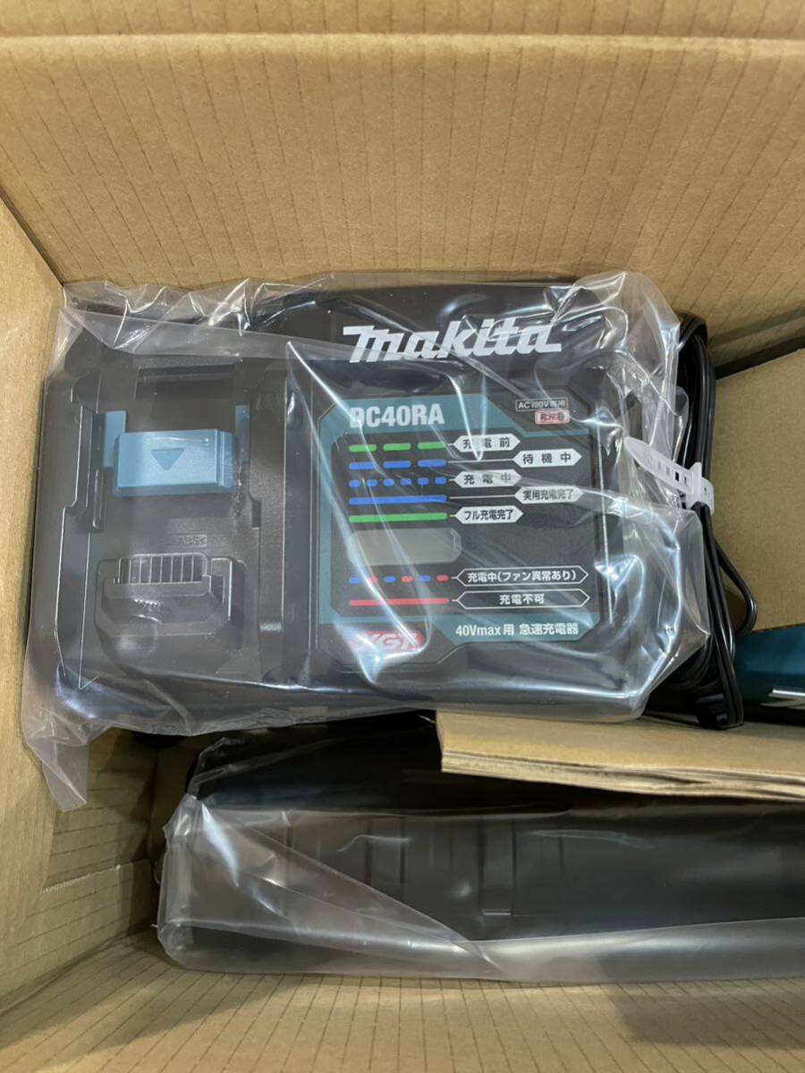 未使用 マキタ makita コードレス 充電式ブロア ブロアー ブロワ MUB001GRDX クルーズコントロール付き バッテリー2個付き 40V 充電器_画像7