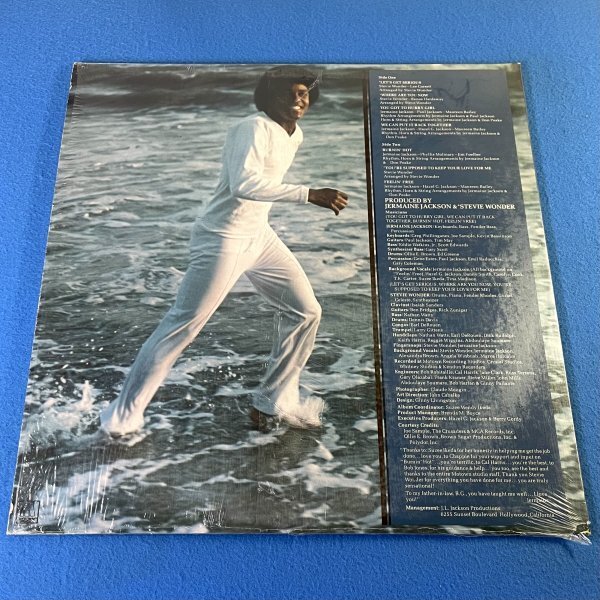【FUNK】【SOUL】Jermaine Jackson - Let's Get Serious / Motown M8-928M1 / VINYL LP / US / Stevie Wonder_画像2