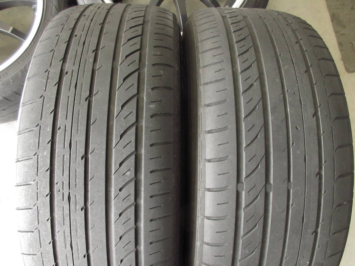 WORK ワーク グノーシス GS1 18インチ7.5J+35 114.3/5H 225/45R18 中古4本セット プリウスアルファ クラウン マークＸ マジェスタ _画像8