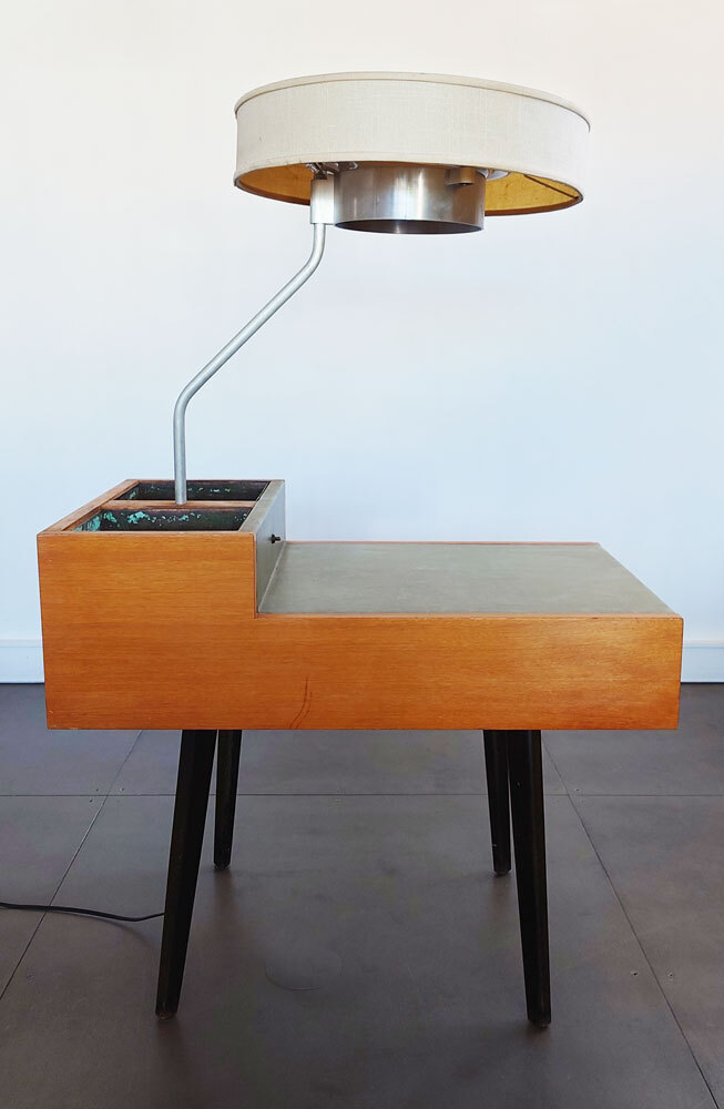 1950 годы George Nelson Herman Miller 4634-L оригинал лампа стол fro Alain p выдвижной ящик Vintage 
