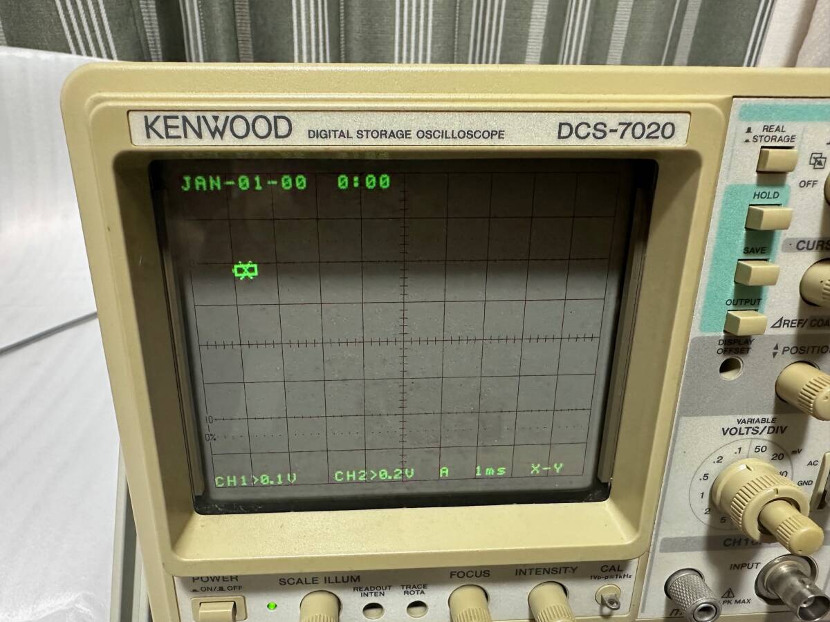 KENWOOD DCS-7020 デジタルストレージオシロスコープ　日本製_画像2