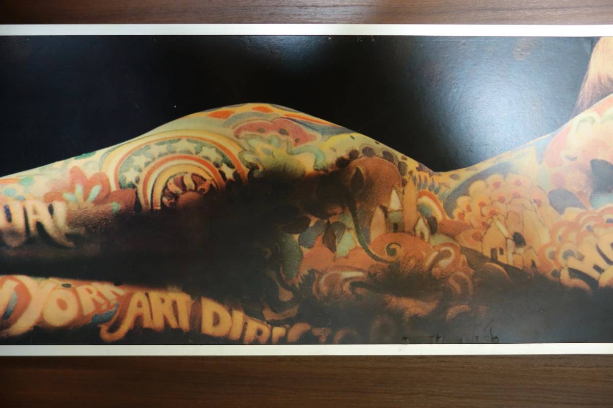 NY Art Directors Club NYアートディレクターズクラブ 1966年 Tom Daly トムデーリー Wanda Embry ポスター ボディーペイント - デザイン NY Art Directors Club NYアートディレクターズクラブ 1966年 Tom Daly トムデーリー Wanda Embry ポスター ボディーペイント - デザイン