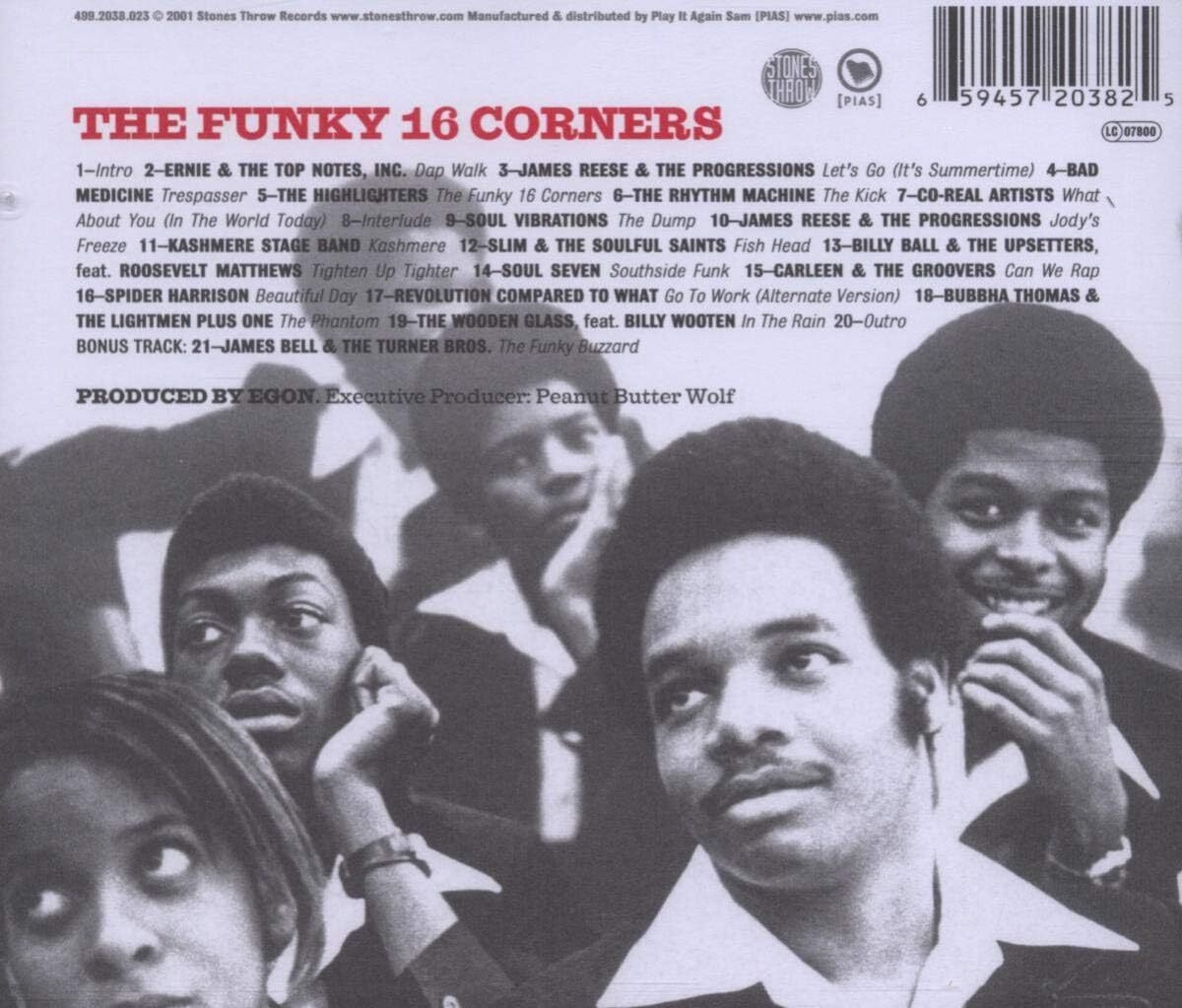 貴重廃盤 The Funky 16 Corners　“ストーンズ・スロウからリリースされた”というエピソードだけでもう間違いないこのコンピ。名曲満載_画像2