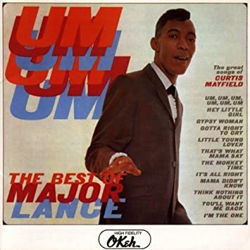 廃盤 R＆B SOUL Major Lance メイジャー・ランス 日本国内盤 monkey time the best of major lance the great songs of curtis mayfield_画像1