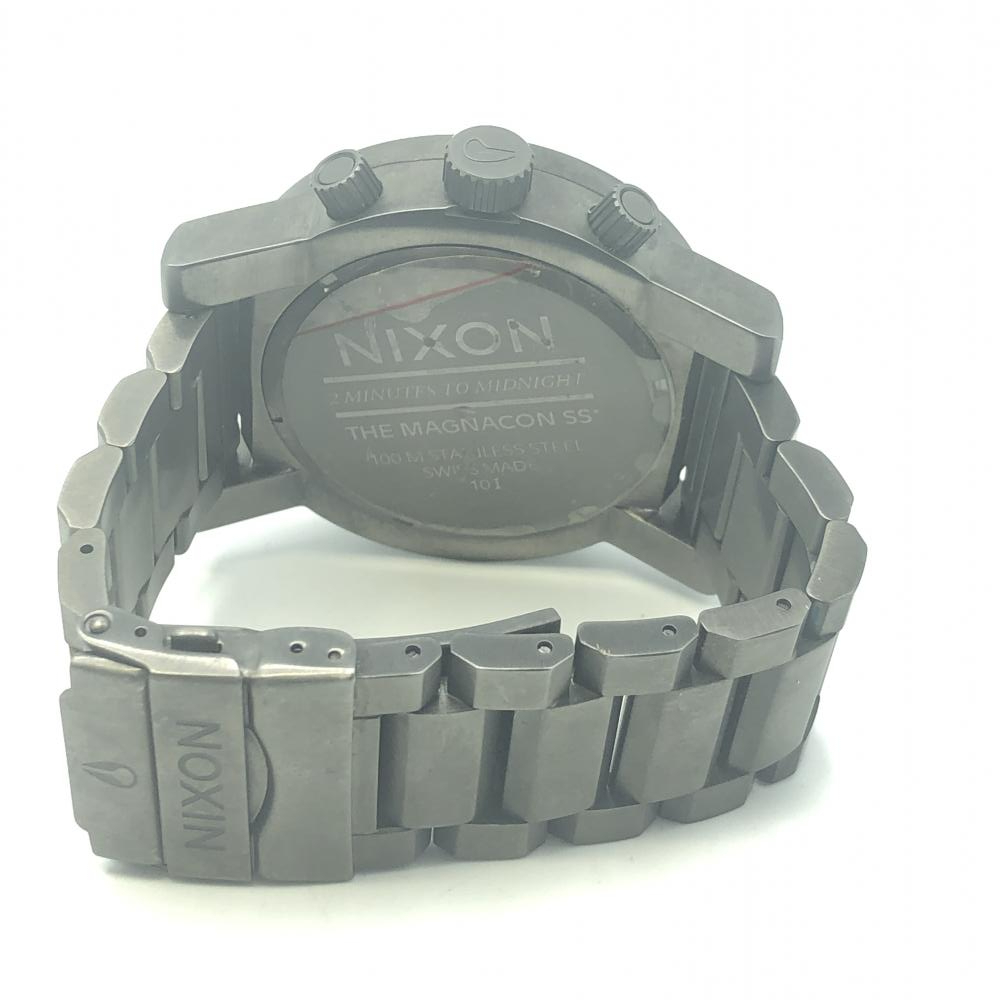 【中古】NIXON The Magnacon SS All Gunmetal A154-632 ニクソン[240017624256]の画像5