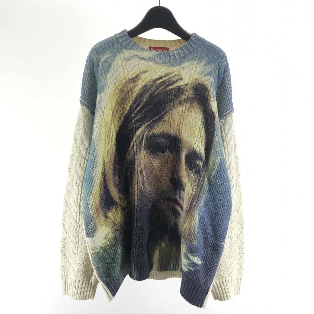 【中古】Supreme 23SS Kurt Cobain Sweater サイズL シュプリーム[240017624338]の画像1