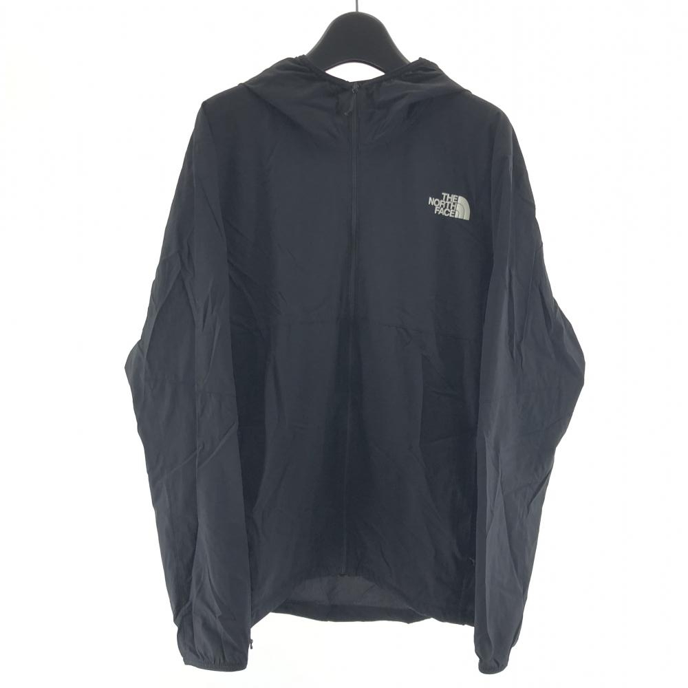 【中古】THE NORTH FACE ANYTIME WIND HOODIE サイズL ブラック ザノースフェイス[240017625473]_画像1