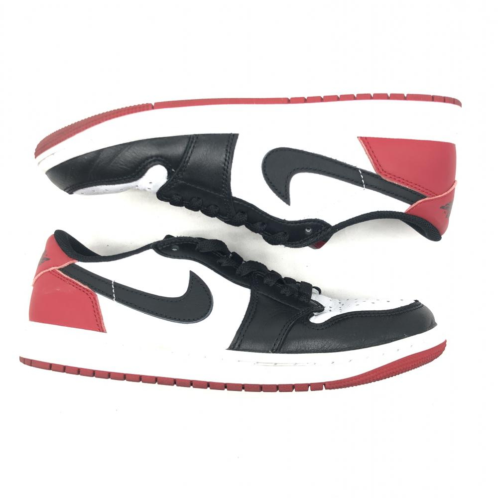 【中古】NIKE AIR JORDAN 1 RETRO LOW OG Black Toe サイズ26cm CZ0790-106　ナイキ[240017628772]