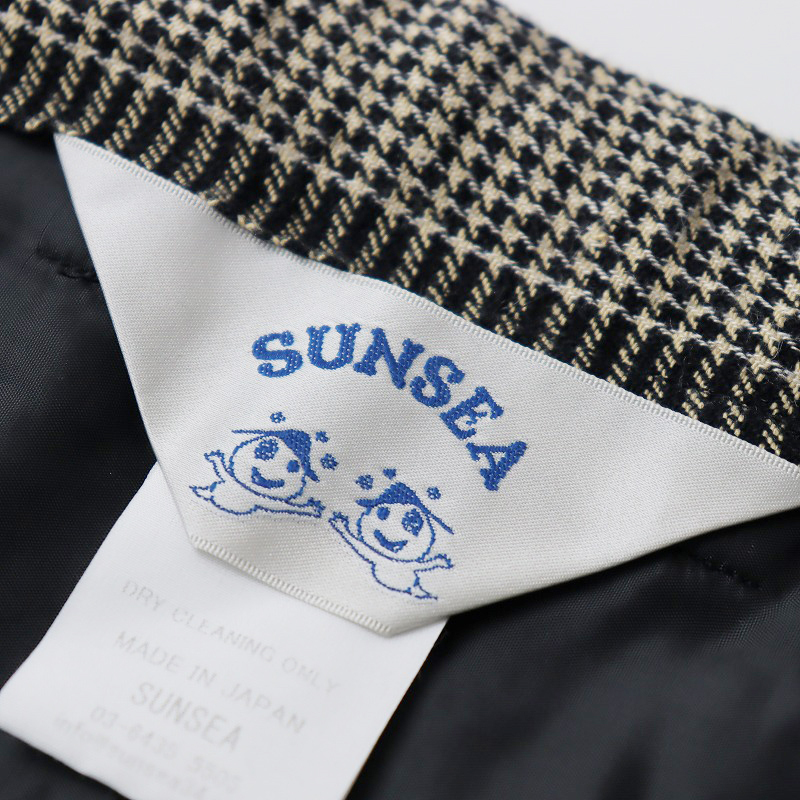 美品 定価51700円 2022AW サンシー SUNSEA MIX 千鳥 WIDE PANTS 美品 定価51700円 2022AW サンシー SUNSEA MIX 千鳥 WIDE PANTS