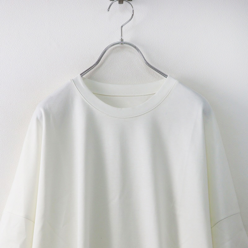 美品 ヴウ VU basic t-shirt ベーシックTシャツ 2/ホワイト トップス【2400013877077】_画像3