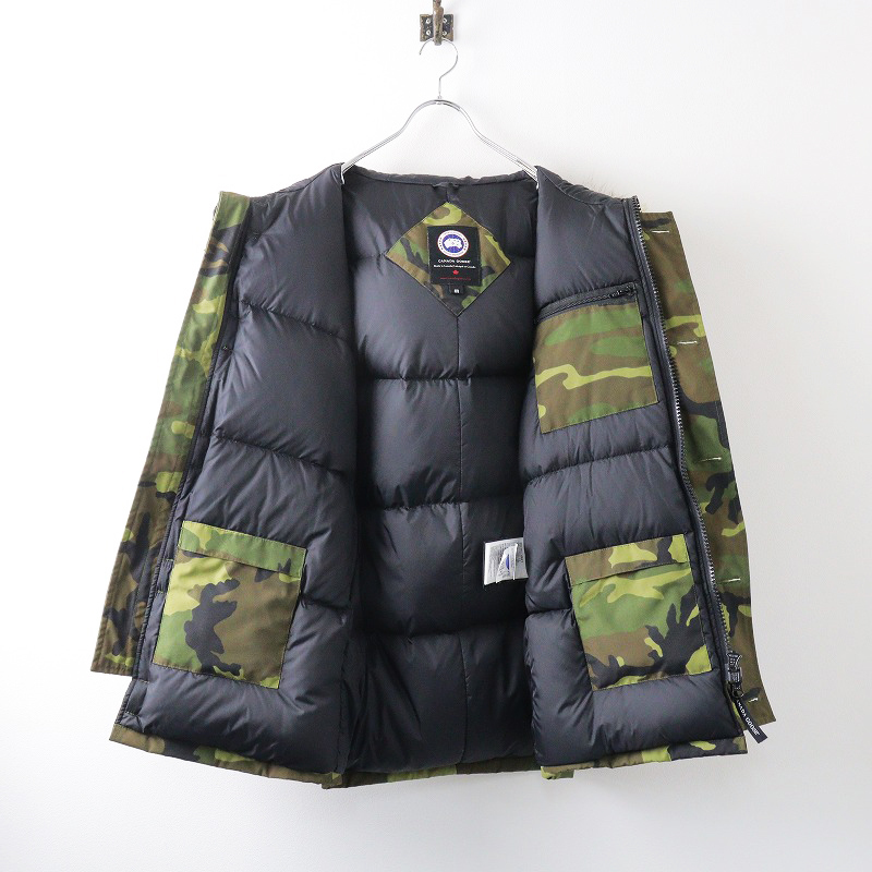 国内 JPタグ カナダグース CANADA GOOSE 3438JM R JASPER PARKA ジャスパー パーカ M//グリーンカモフラ【2400013881203】_画像3