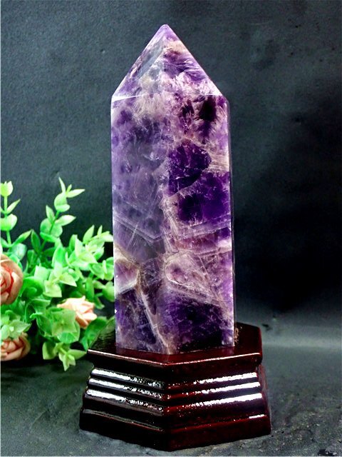 天然～愛の守護石～夢幻紫水晶アメジスト六角柱179G2-114G10D_画像2