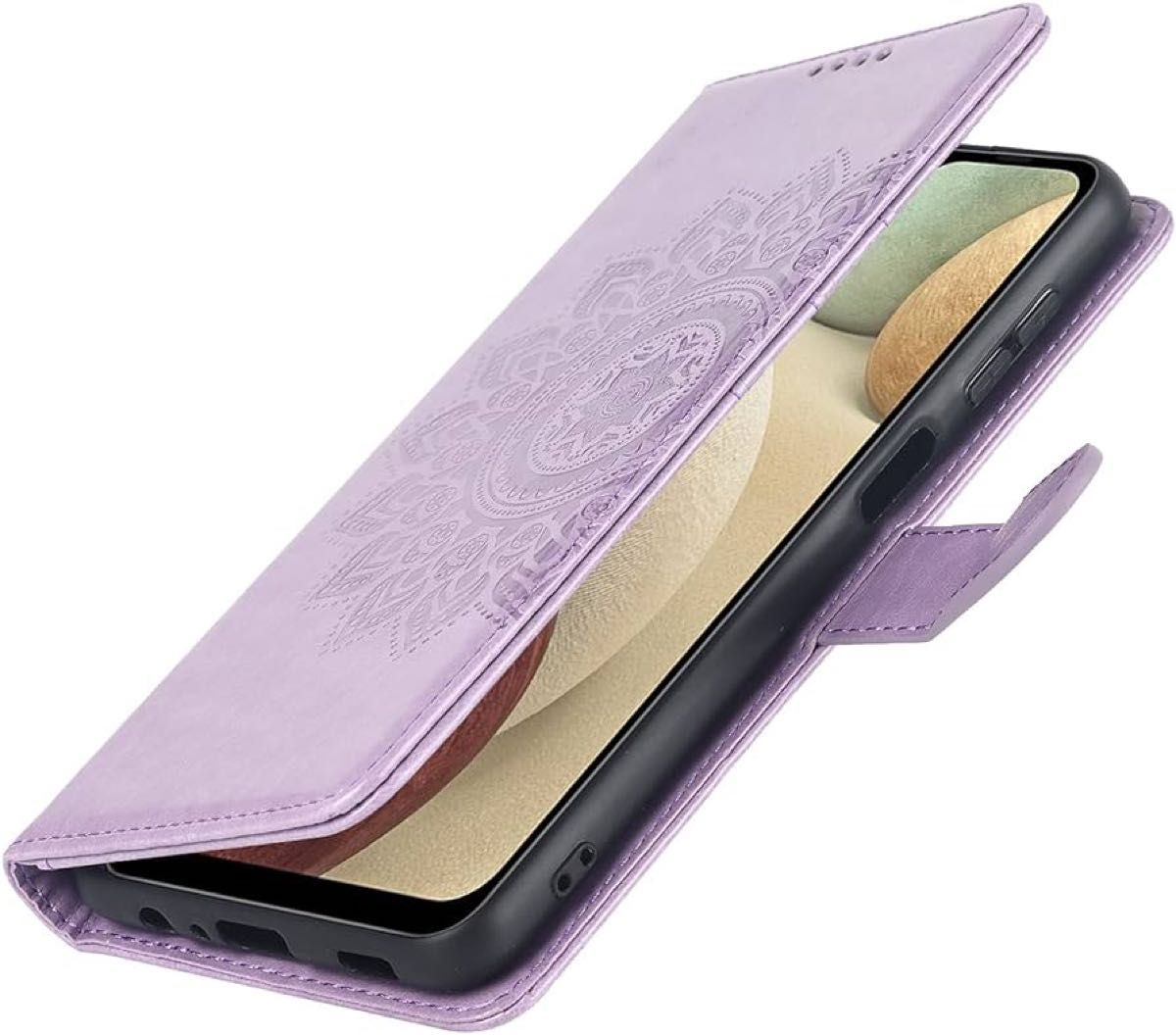 Samsung Galaxy A12 5G ケース 財布型 サムスン ギャラクシー A12 5G 手帳型 カバー手帳ストラップ付き