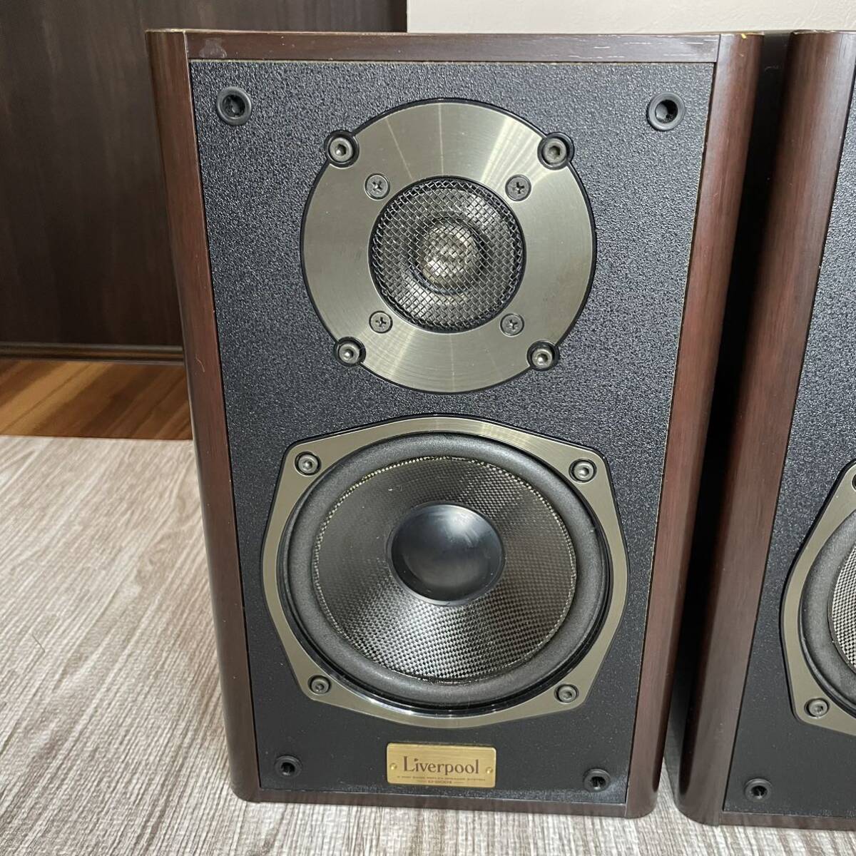 【音出し確認済】ONKYO オンキョー ペア スピーカー D-200II Liverpool_画像2