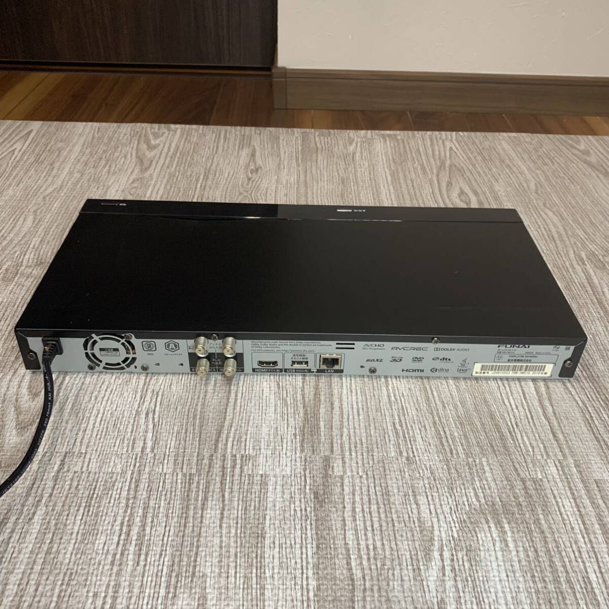 FUNAI フナイ ブルーレイディスクレコーダー FBR-HW510 通電不可 FUNAI フナイ ブルーレイディスクレコーダー FBR-HW510 通電不可