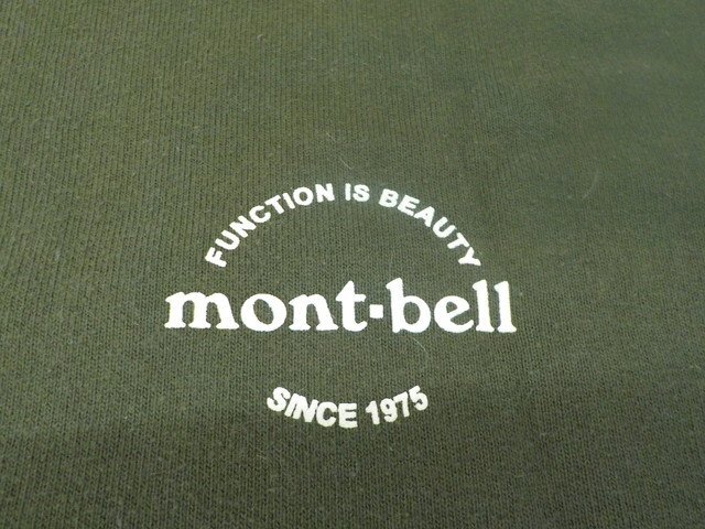 X●〇★（9）mont-bell　モンベル　スウェット　トップス　トレーナー　Sサイズ　6-4/17（も）_画像4