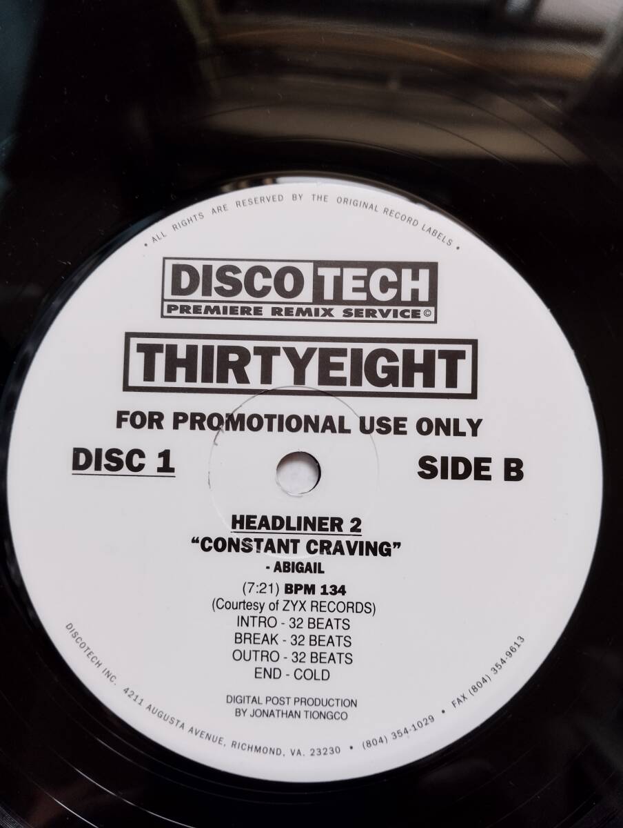 ★★★【１円出品】DISCOTECH 38 ★★★ YOU SPIN ME ROUND 収録_画像3