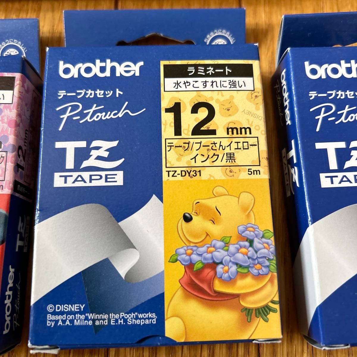 brother テープカセット新品6個　使用途中4個