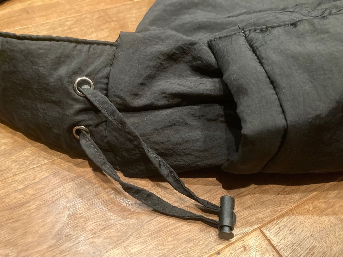 Nylon gathered shoulder bag ナイロンギャザーショルダーバッグ 撥水加工＆長さ調節可能　sinss