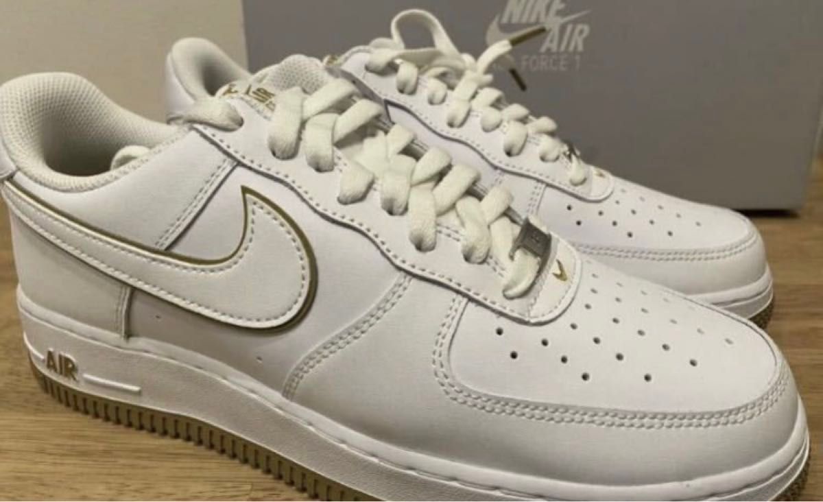 27cm NIKE AIR FORCE1 '07 White/Blondineナイキ エアフォース1 '07 新品