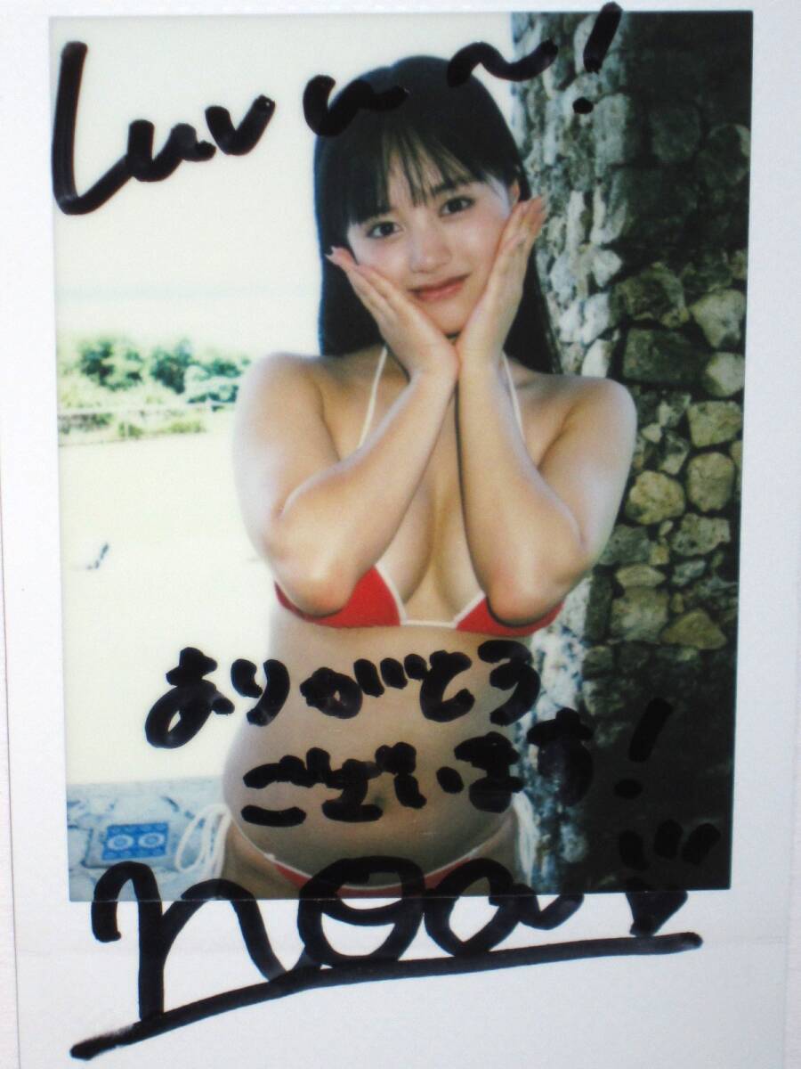 [ wide rice field . love ] autograph comment & with autograph raw Cheki ( site Cheki )*DVD buy privilege * great popularity bikini model san!