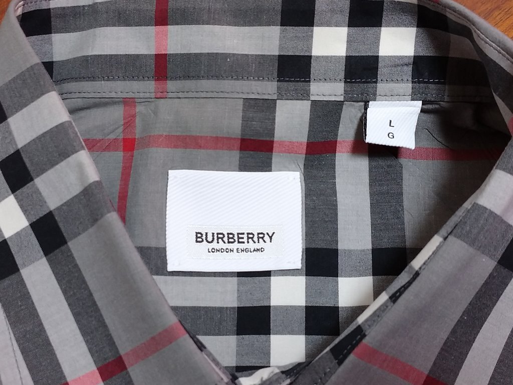 バーバリー BURBERRY LONDON ENGLAND 長袖 シャツ チェック ノバチェック 8028886 ZAOEIGKK_画像6