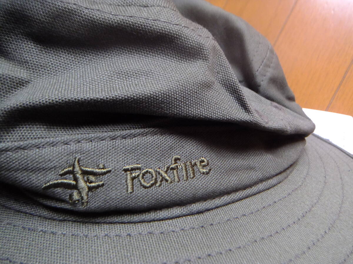 FOXFIRE サイズ男女兼用M 55.5-57.5 ハット オリーブ 防虫素材 サンシェード付き 超撥水 新品 55-22901-070-03 定価6050_画像9