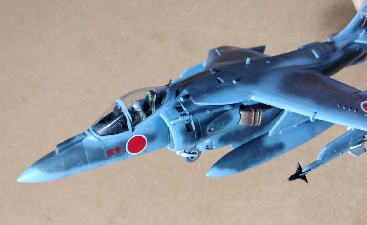 航空自衛隊/垂直着陸戦闘機ハリアー/1/72/完成品/航空母艦いせ搭載機_画像9