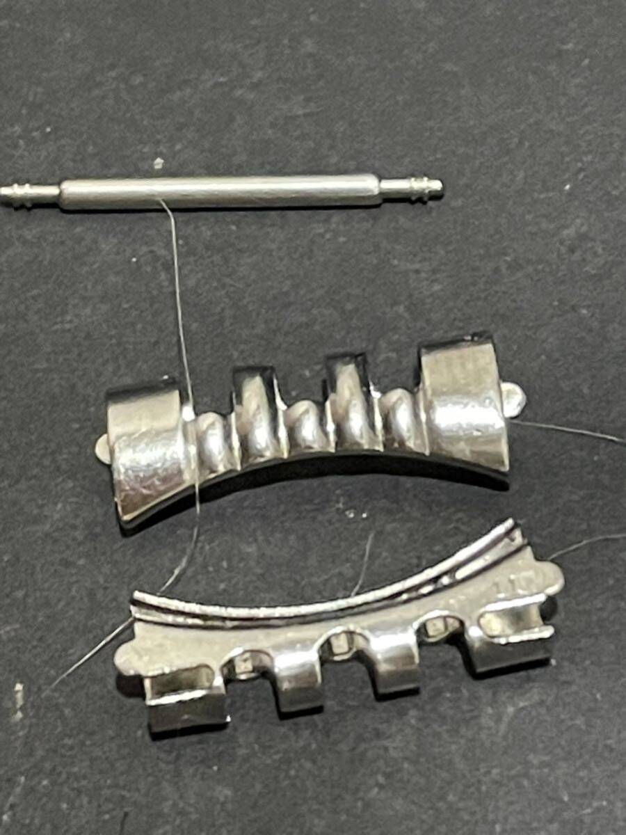 オメガ ベルト 腕時計 純正ベルト1502 シルバーカラー　16mm メンズ腕時計