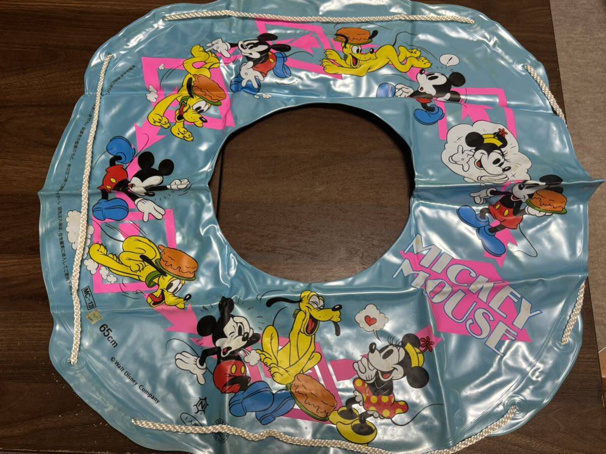 ディズニー ミッキーマウス うきわ 浮き輪 1980-90年代 レトロ 当時ものの画像1