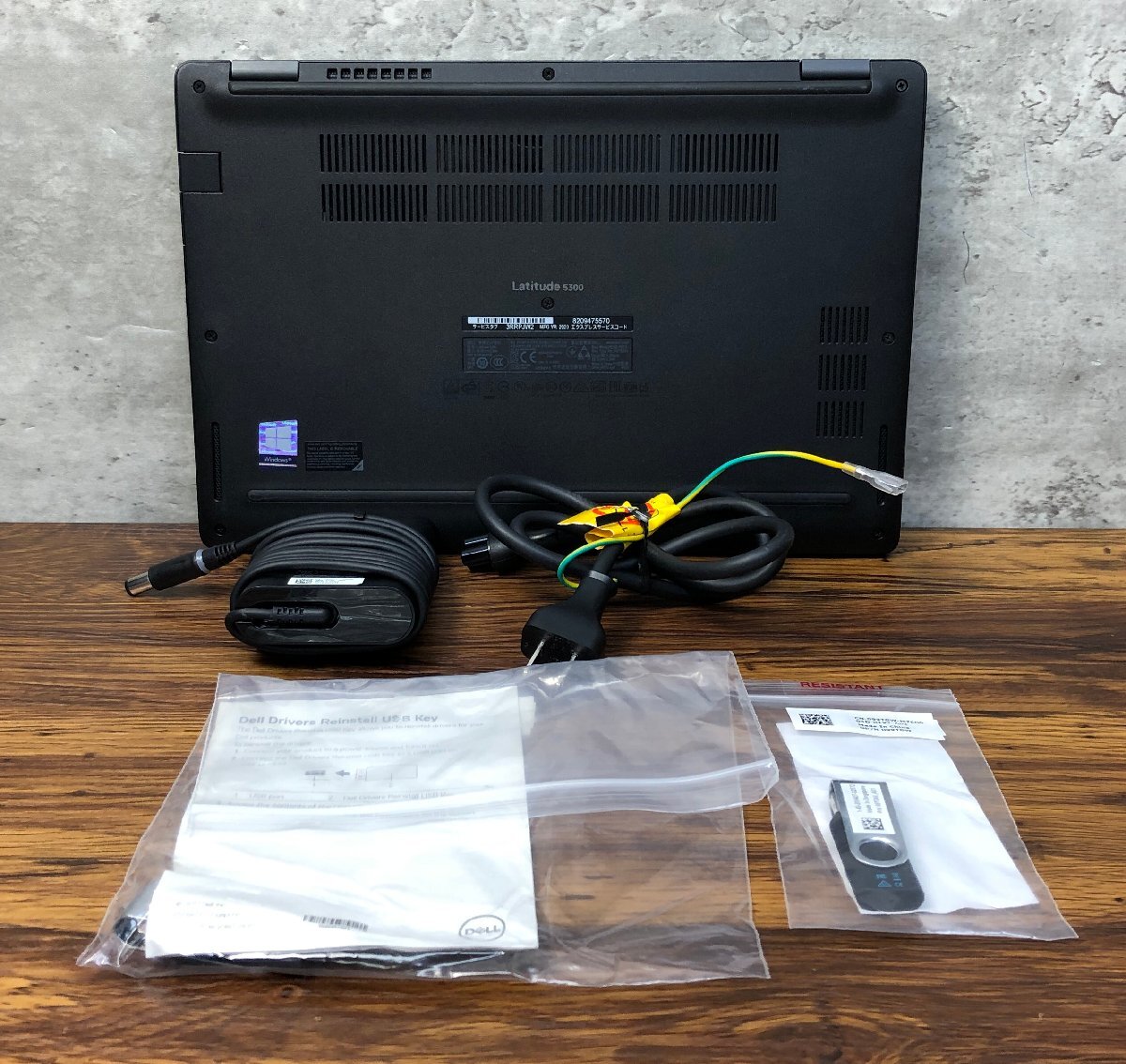 1円～ ●DELL LATITUDE 5300 / Core i5 8365U (1.60GHz) / メモリ 8GB / NVMe SSD 256GB / 13.3型 HD (1366×768) / Win10 Pro 64bit_画像10