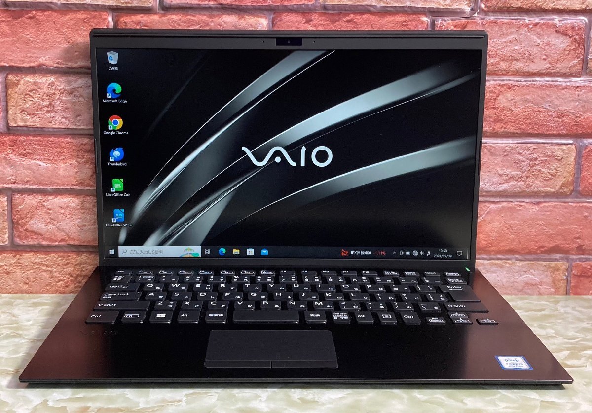 1円～ ●SONY VAIO Pro PK / Core i5 8265U (1.60GHz) / メモリ 8GB / SSD 256GB / 14型 フルHD (1920×1080) / Windows10 Pro 64bit_画像1