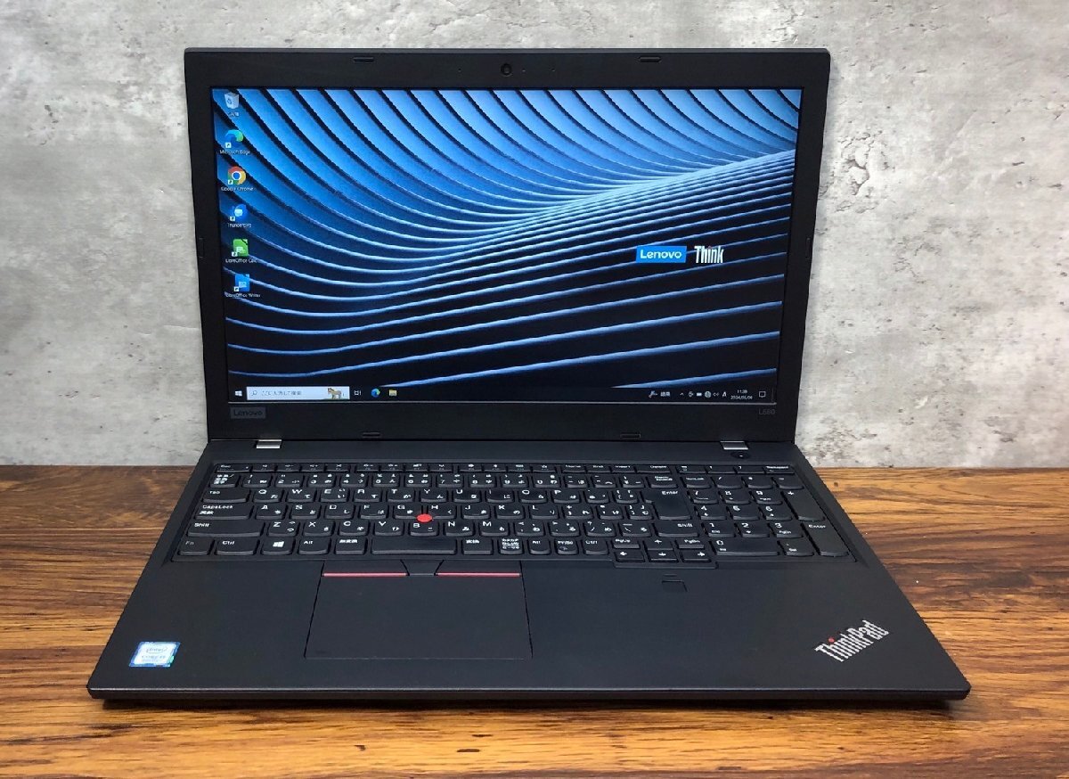 1円～ ●LENOVO THINKPAD L580 / Core i5 8250U (1.60GHz) / メモリ 8GB / NVMe SSD 256GB / 15.6型 フルHD (1920×1080) / Windows10 Proの画像1