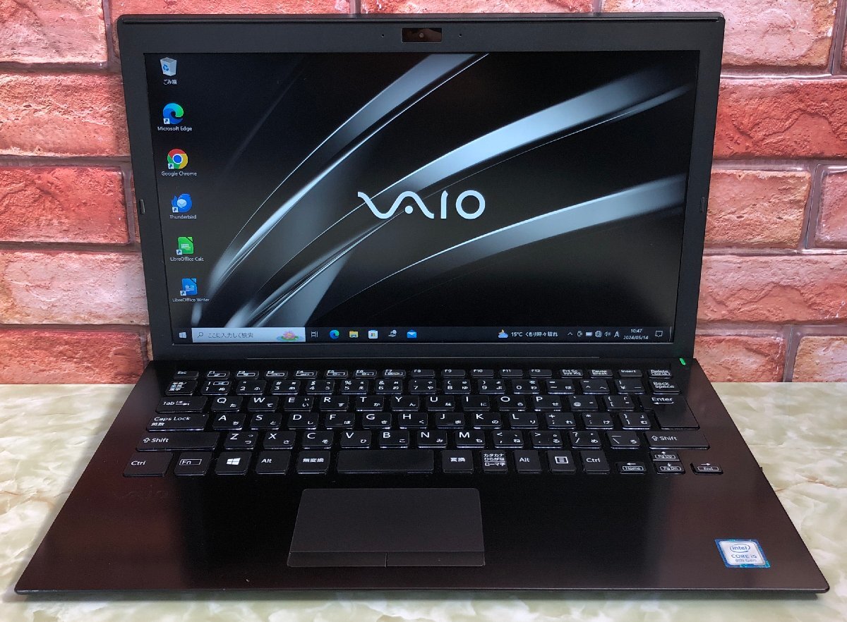 1円～ ●SONY VAIO Pro PG / Core i5 8250U (1.60GHz) / メモリ 8GB / SSD 256GB / 13.3型 フルHD (1920×1080) / Windows10 Pro 64bit_画像1