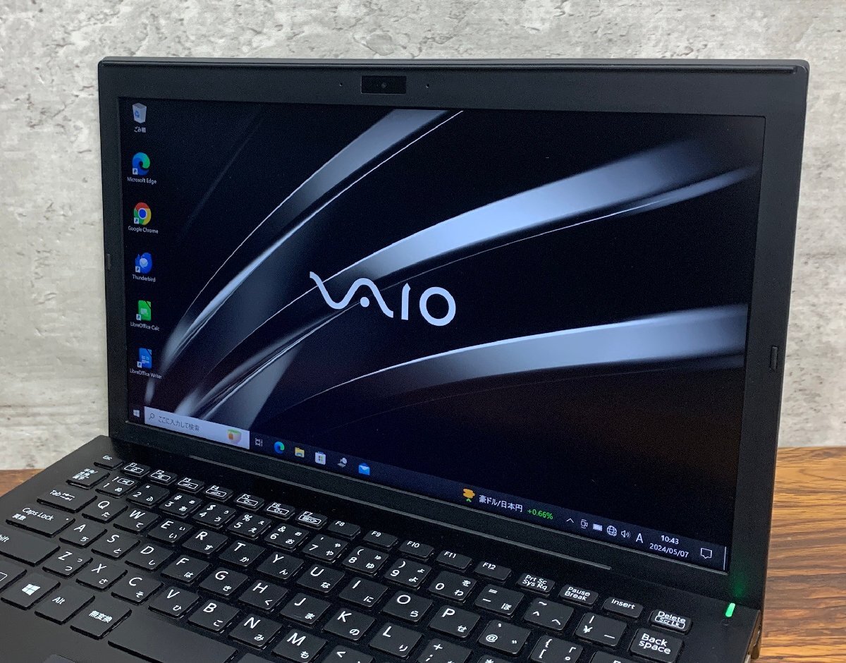 1円～ ●SONY VAIO Pro PG / Core i5 7200U (2.50GHz) / メモリ 8GB / SSD 256GB / 13.3型 フルHD (1920×1080) / Windows10 Pro 64bitの画像3