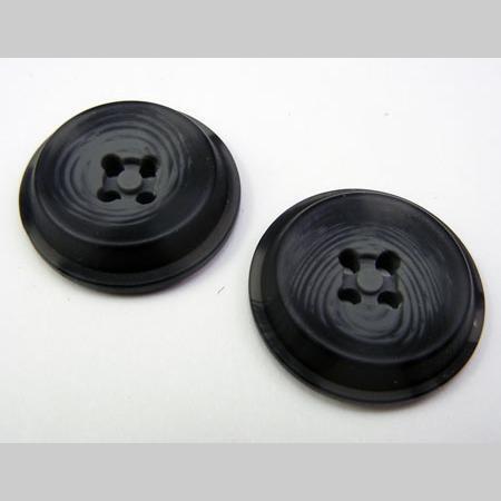  prompt decision * button * circle shape * black * resin * diameter 25mm*20 piece *D2* large 