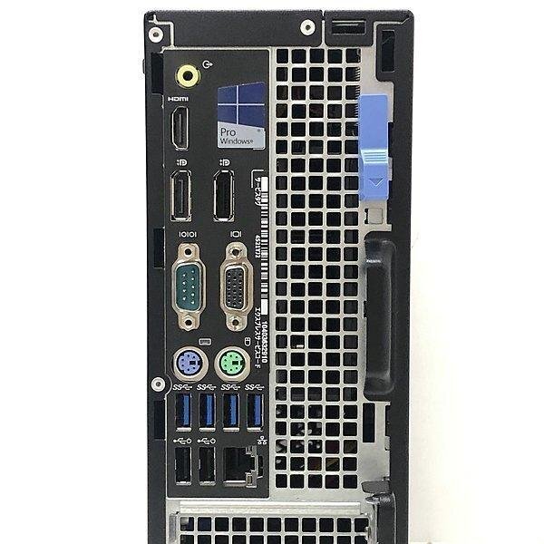 DELL OptiPlex 5050 D11S Core i7 64bit 16GB メモリ 1000GB HD Windows10 Pro Office搭載 中古 デスクトップ パソコン Bランク B2103D061_画像6