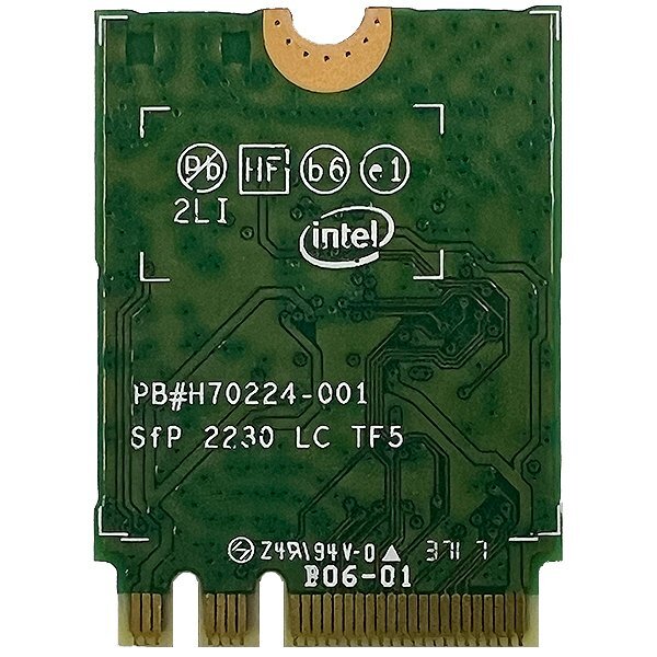無線LANカード インテル Intel 8260NGW 東芝 TOSHIBA Dynabook DYNABOOK R63D PR63DECAD47AD11 動作OK PCパーツ 部品 YA3423_B2207N078_画像2