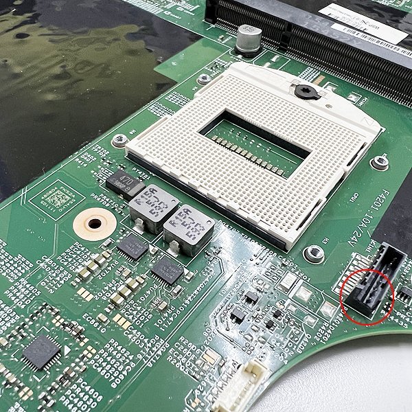 マザーボード 基盤 レノボ Lenovo Think Pad L540 ノートパソコン ジャンク BIOS確認済 PCパーツ 修理 部品 パーツ YA2907-B2104N061_画像4