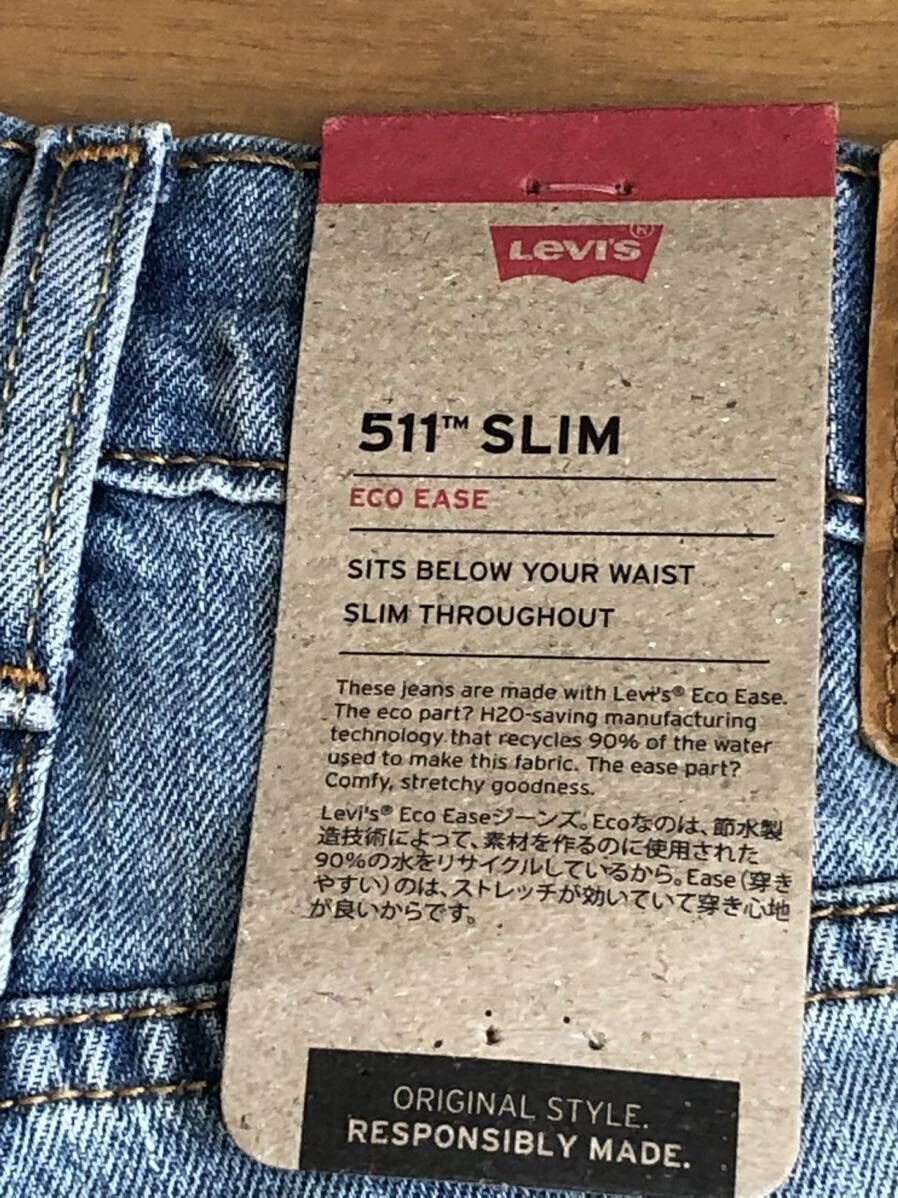 Levi's 511 SLIM FIT AZRI LIGHT W30 L32_画像8