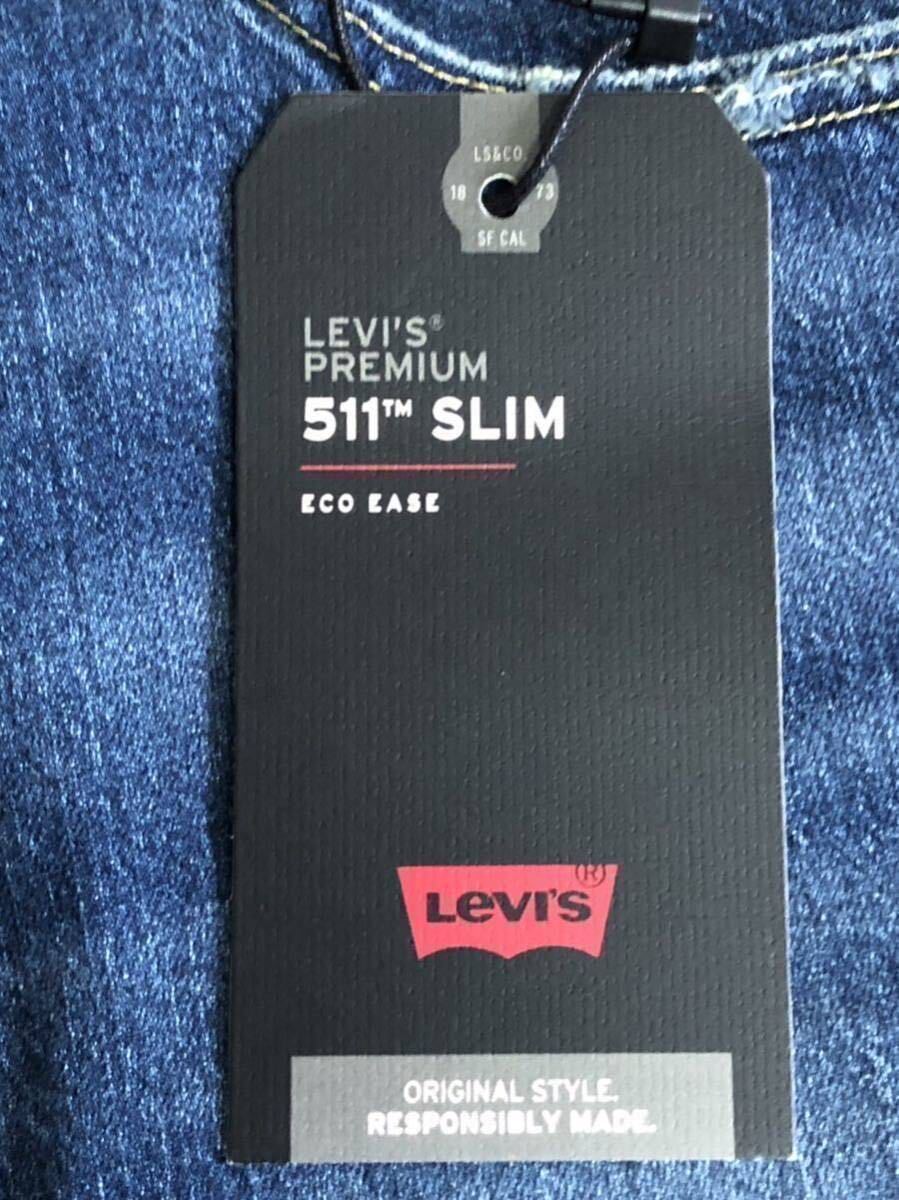 Levi's 511 SLIM FIT ダークインディゴW33 L32_画像6