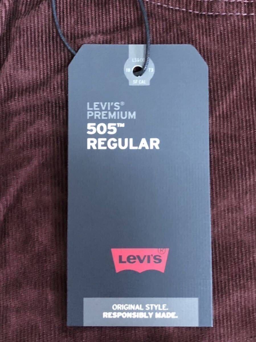 Levi's 505 REGULAR FIT CORDUROY W34 L32