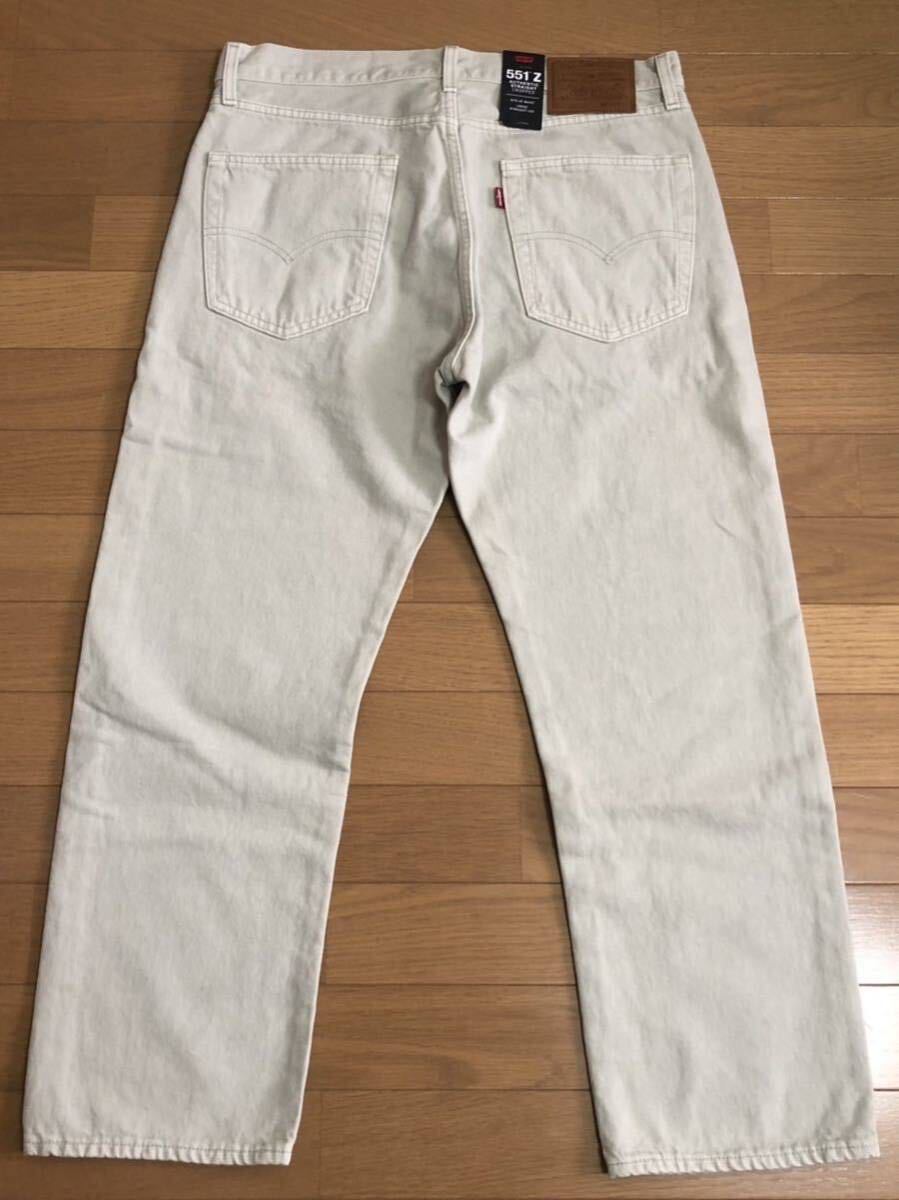 Levi's 551Z AUTHENTIC STRAIGHT CROP OPAL ROCK W33_画像4