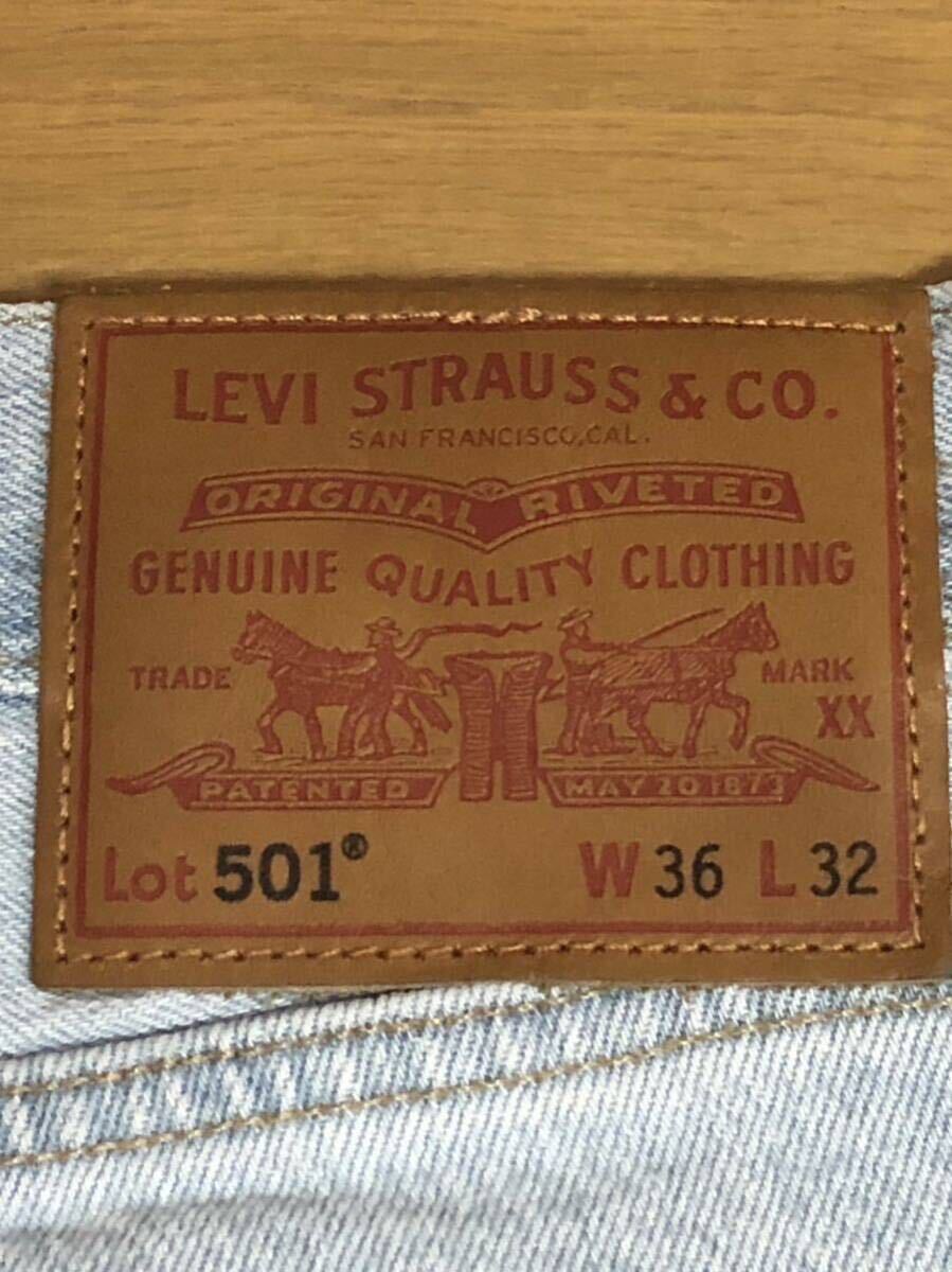 Levi's 501 ORIGINAL FIT WASHED W36 L32