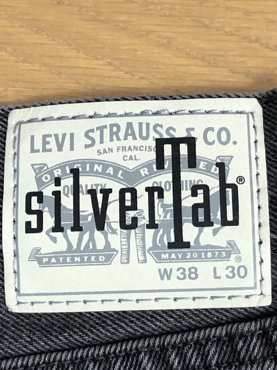 Levi's SilverTab LOOSE FIT BLACK WORN IN W38 L30