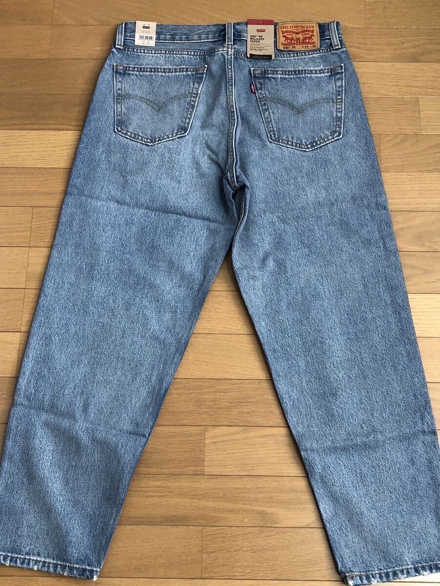 Levi's 550 '92 RELAXED TAPERライトインディゴW34 L30_画像4