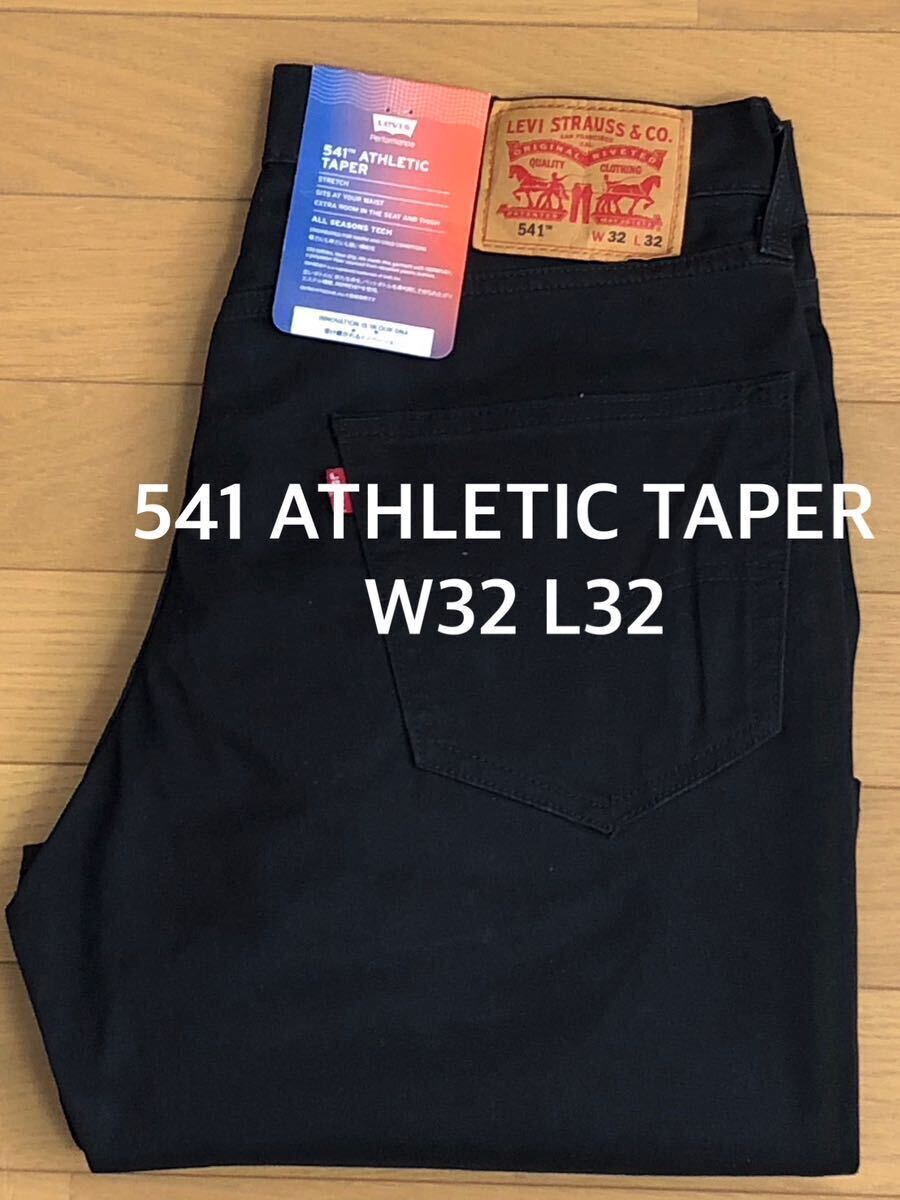 Levi's 541 ATHLETIC TAPER MINERAL BLACK SORBTEK WT G W32 L32